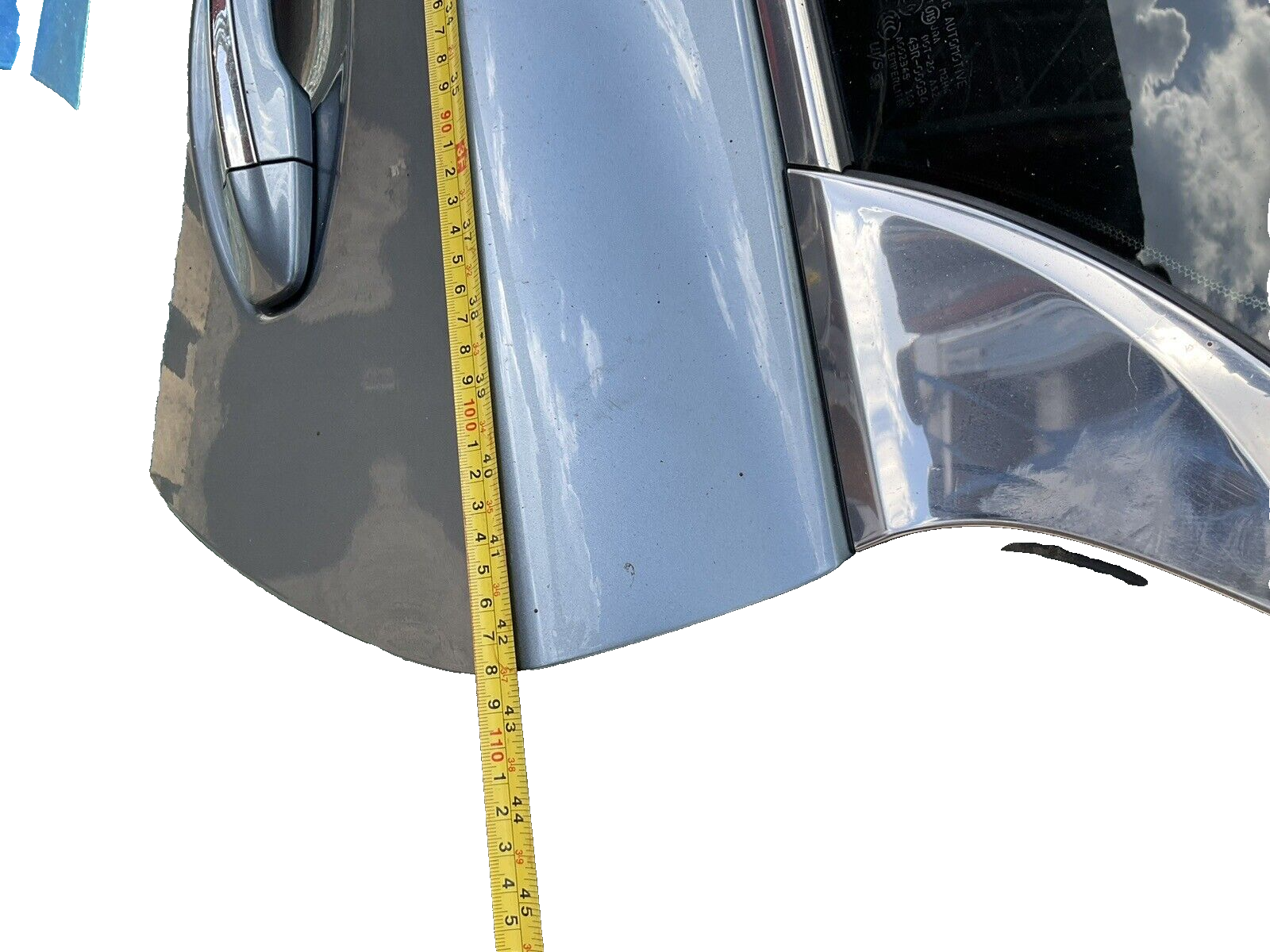 14 21 Infiniti q50 rear driver door assy blue h210a4gama oem