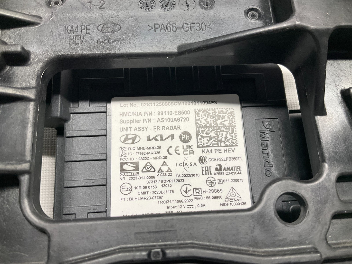 2025-2026 KIA CARNIVAL FWD Front cruise distance radar sensor 99110-ES500 OEM