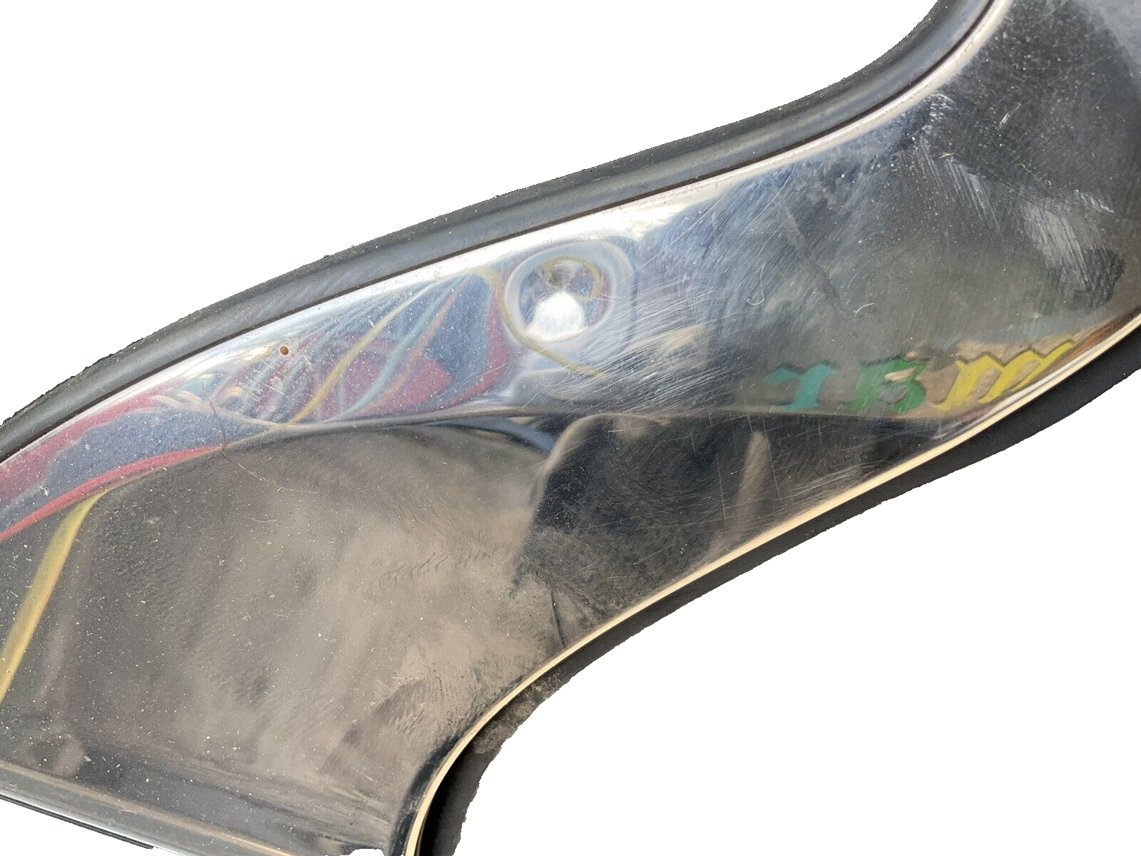 14 21 Infiniti q50 rear driver door assy blue h210a4gama oem