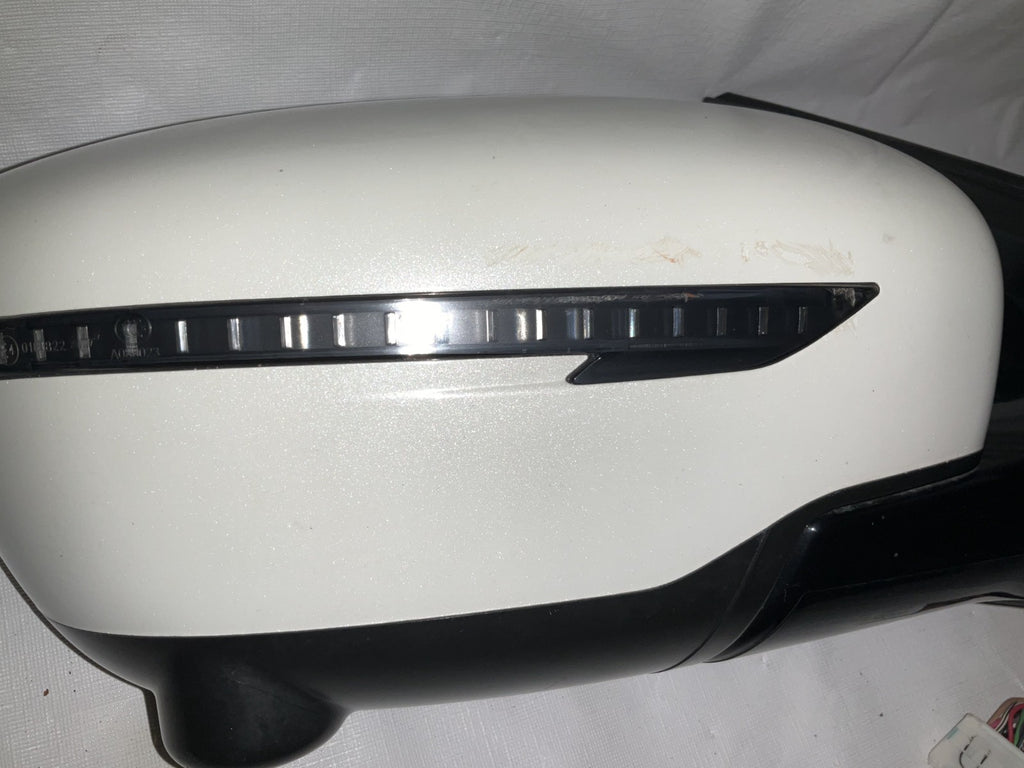 2017-2024 Nissan Murano Right Passenger Side Door Mirror White 96301-5AA4C