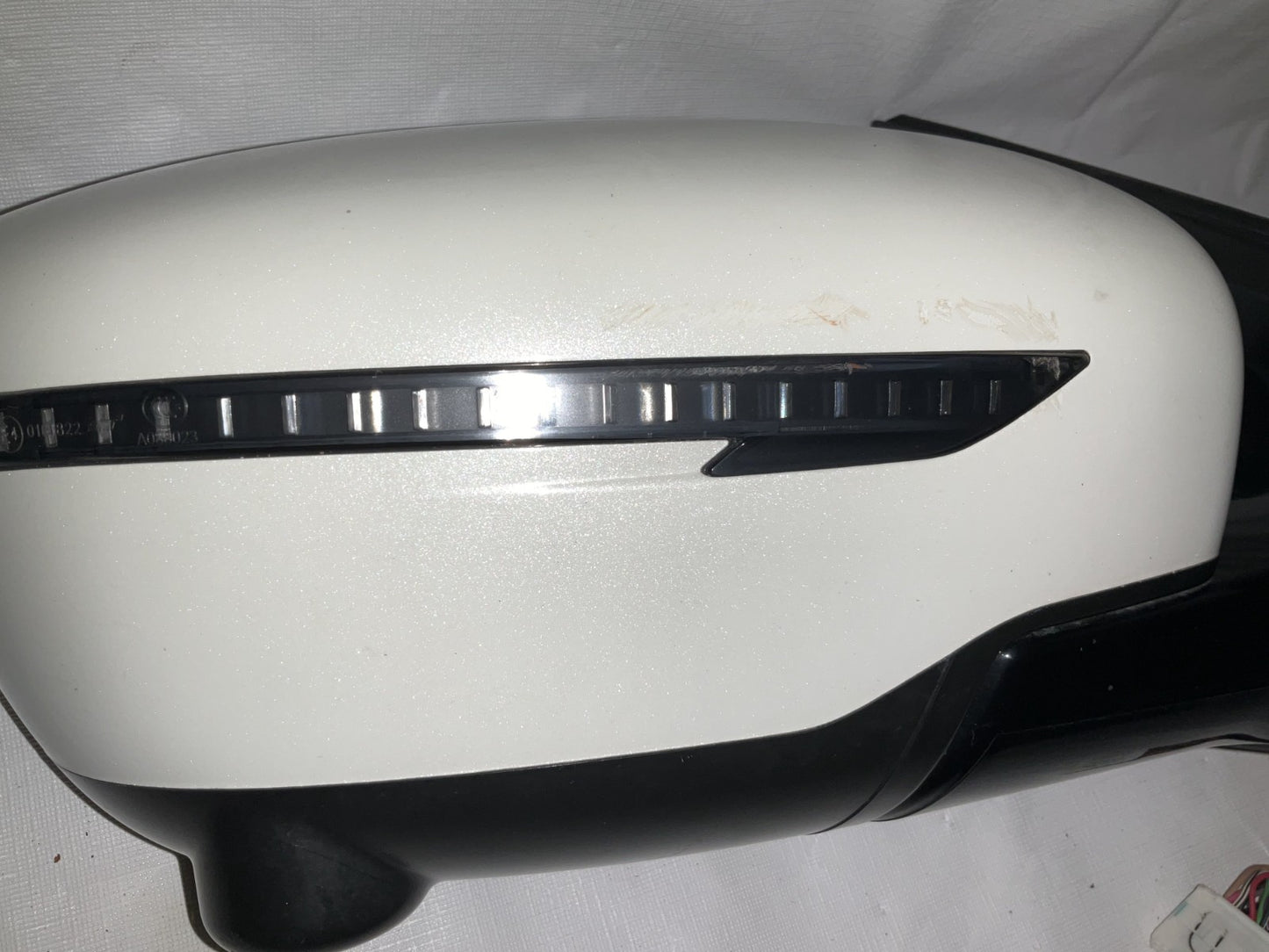 2017-2024 Nissan Murano Right Passenger Side Door Mirror White 96301-5AA4C