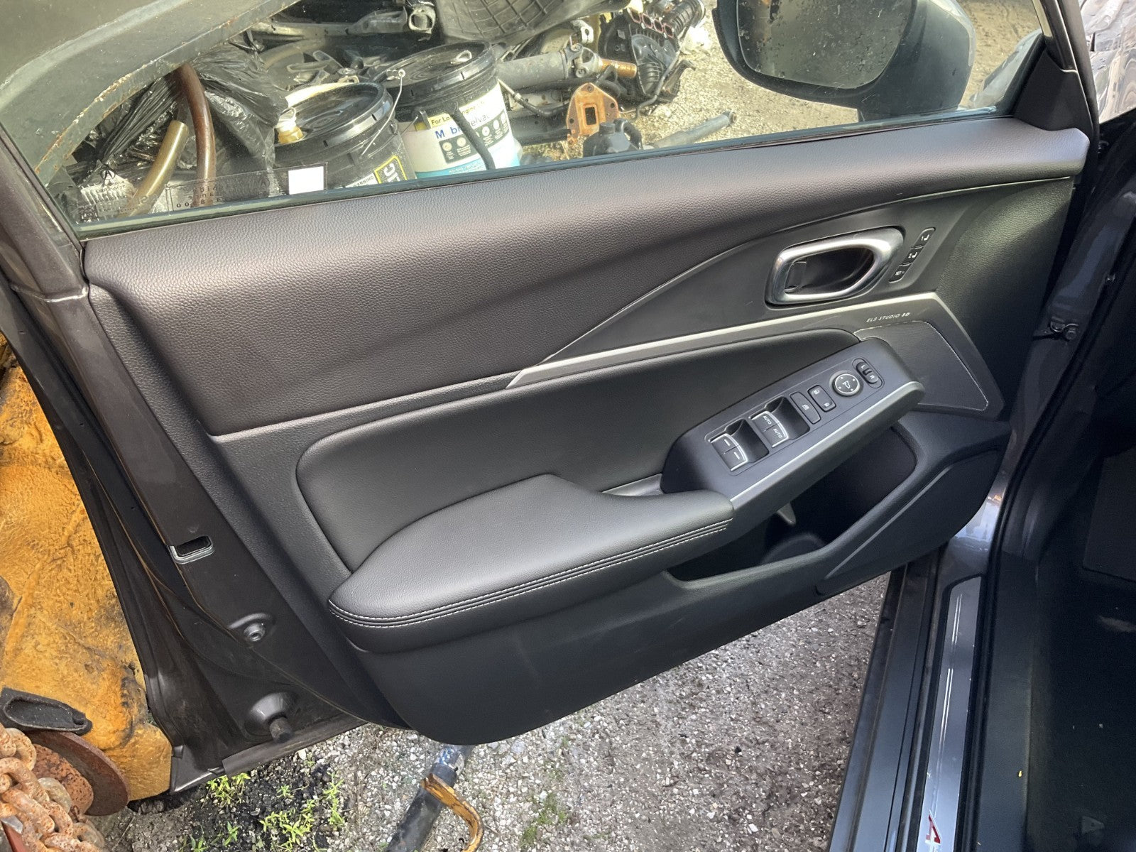 2023-2024 Acura Integra Front Left Driver Seat Black Leather Suede W/O Srs
