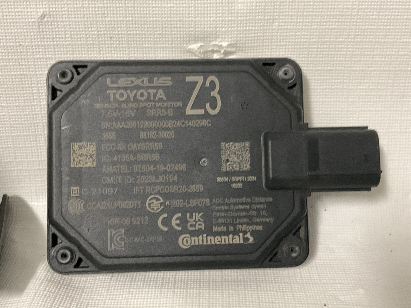 2023 2024 Toyota BZ4X Left Rear Blind Spot Radar Sensor Module OEM 8816230060