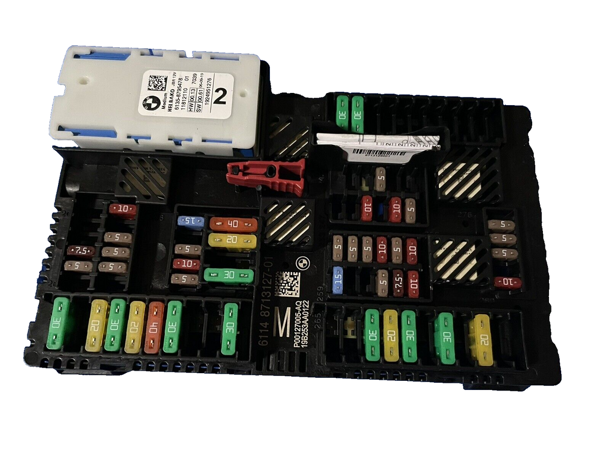 Rear Cabin Fuse Box Block 61148713127 Oem Bmw 530i 2017-2020