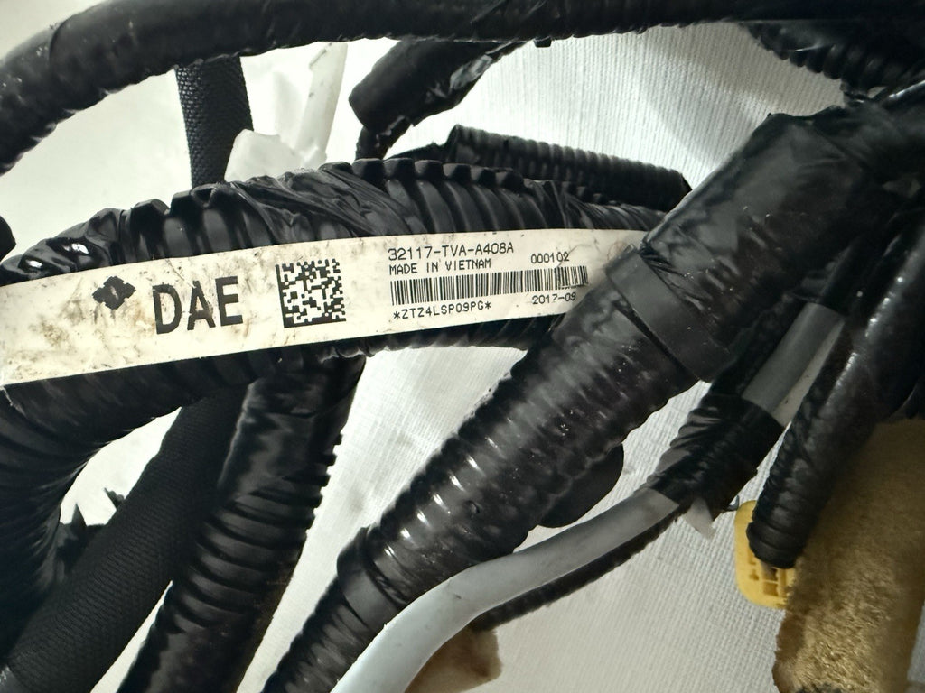 2018-2019 Honda Accord 1.5L Turbo Dash Wire Harness Used OEM 32117-TVA-A40