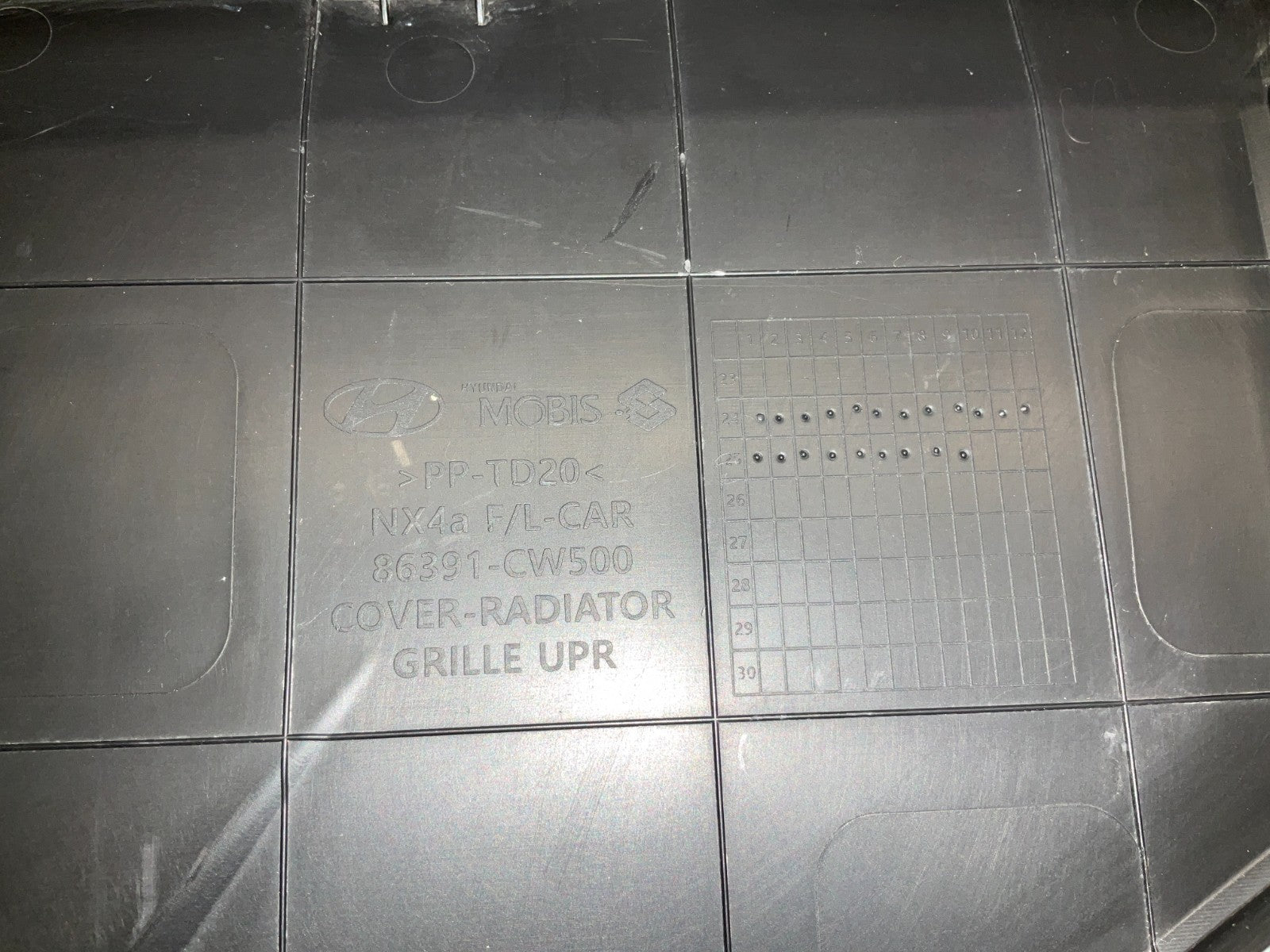 2025 Hyundai Tucson Sel Radiator Support Access Cover 86391-CW500