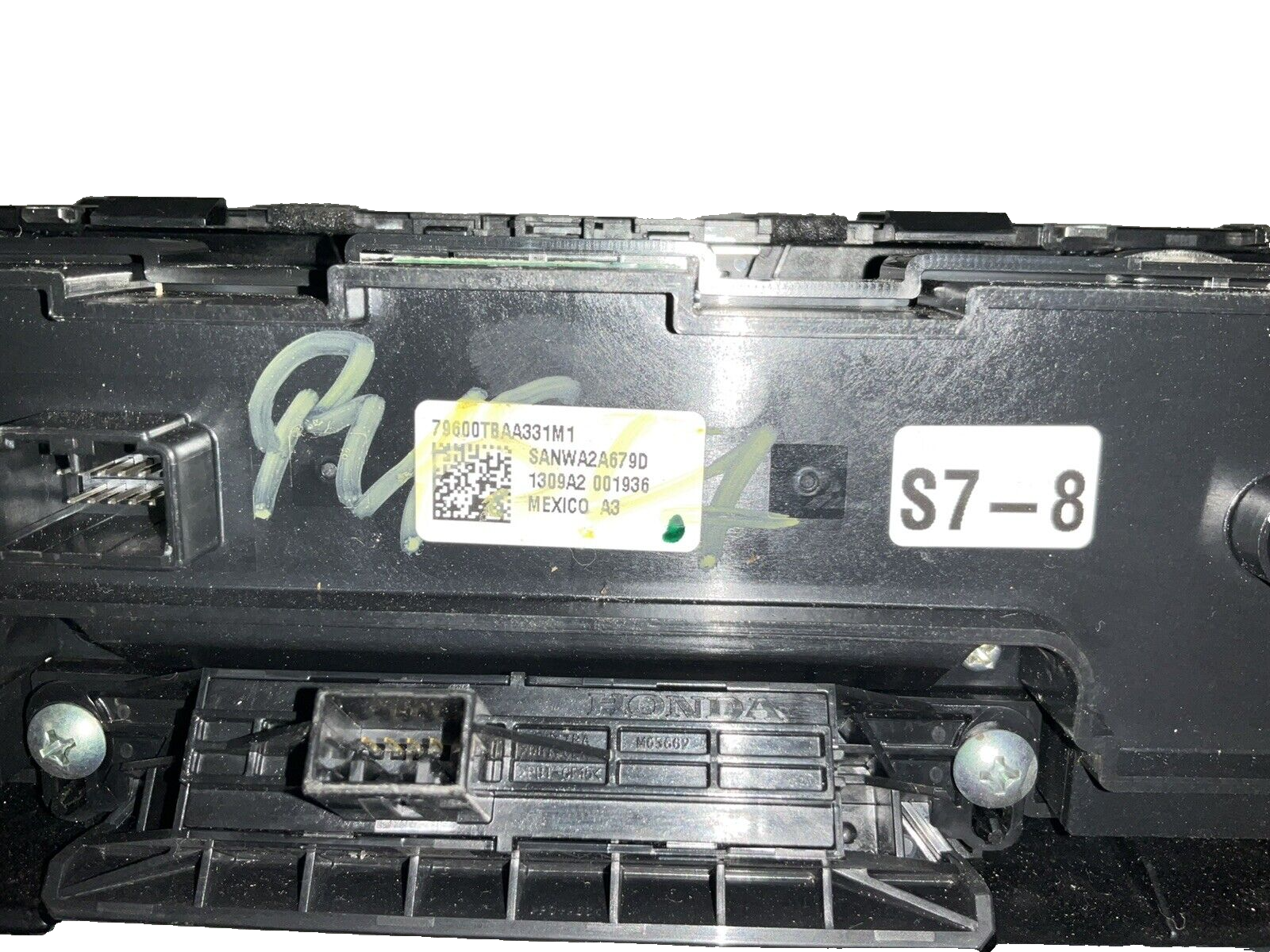 17-20 Civic 79600-tba-a33 climate control panel temperature unit a/c heater