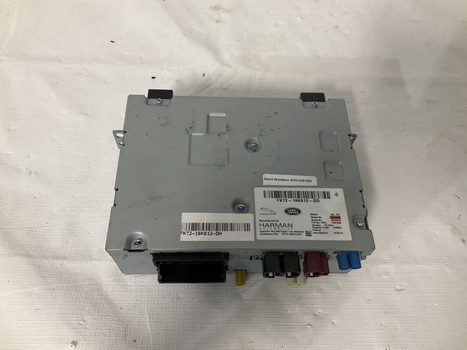 2015-2019 Land Rover Discovery Sport Radio Receiver Control Module f72-18k812-dd