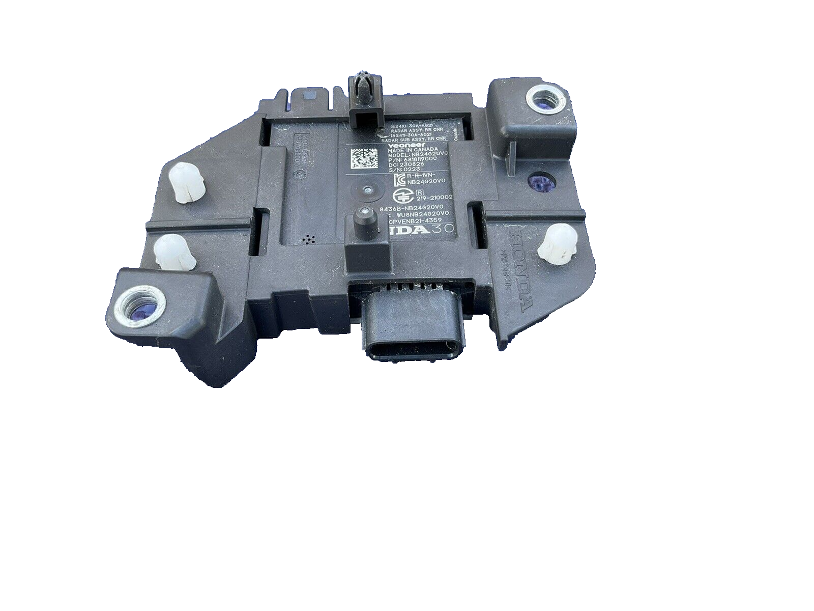 23-24 Honda accord rear left blind spot radar sensor w braket oem