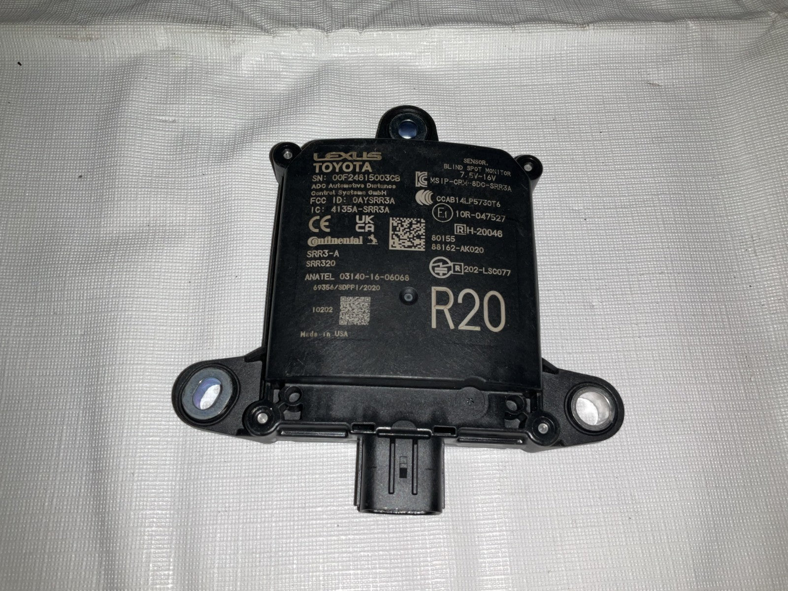 2024-2025 Toyota Tacoma Blind Spot Distance Sensor Module 88162-AK020