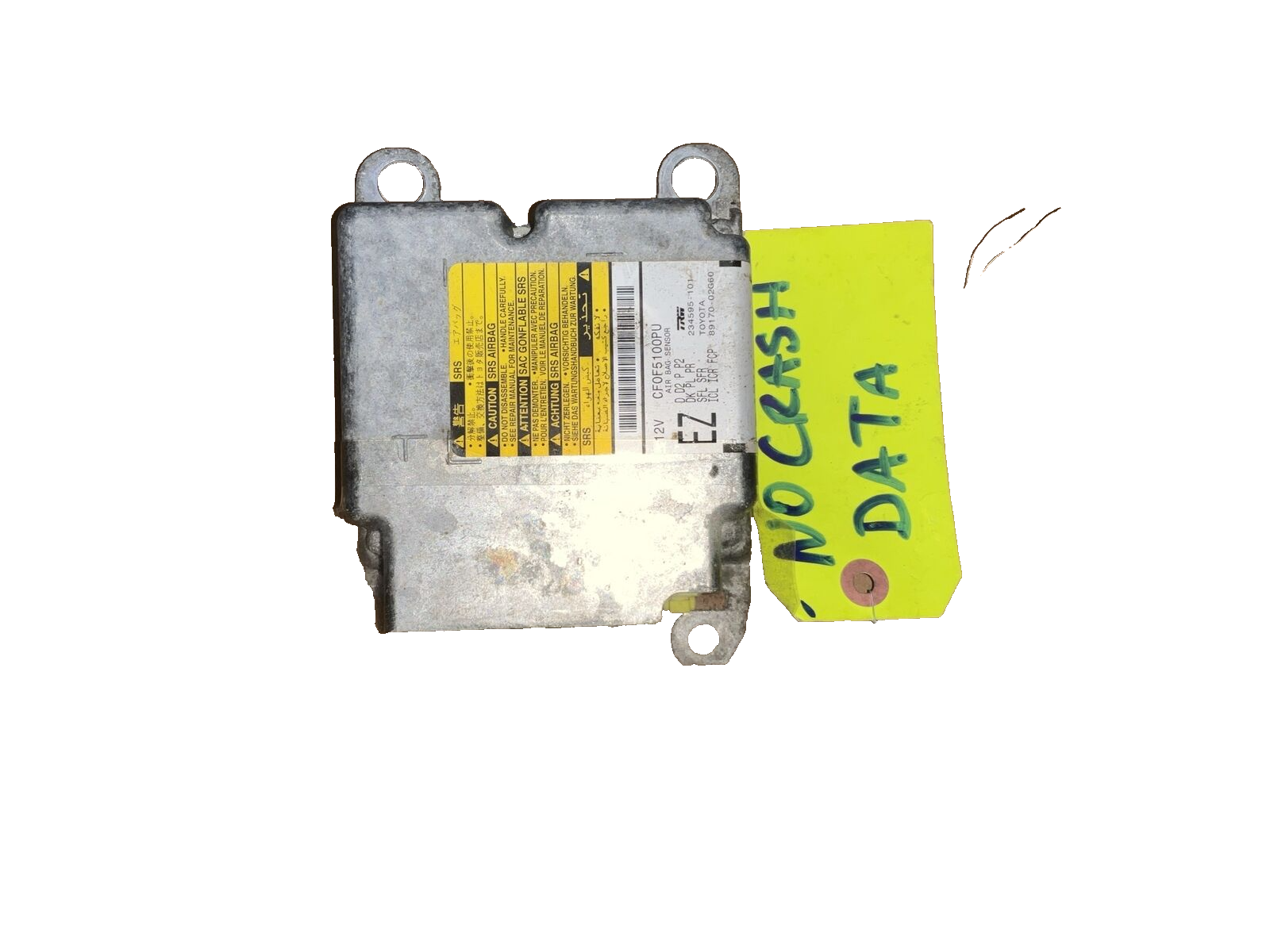 2014-2016 toyota corolla center console srs unit module