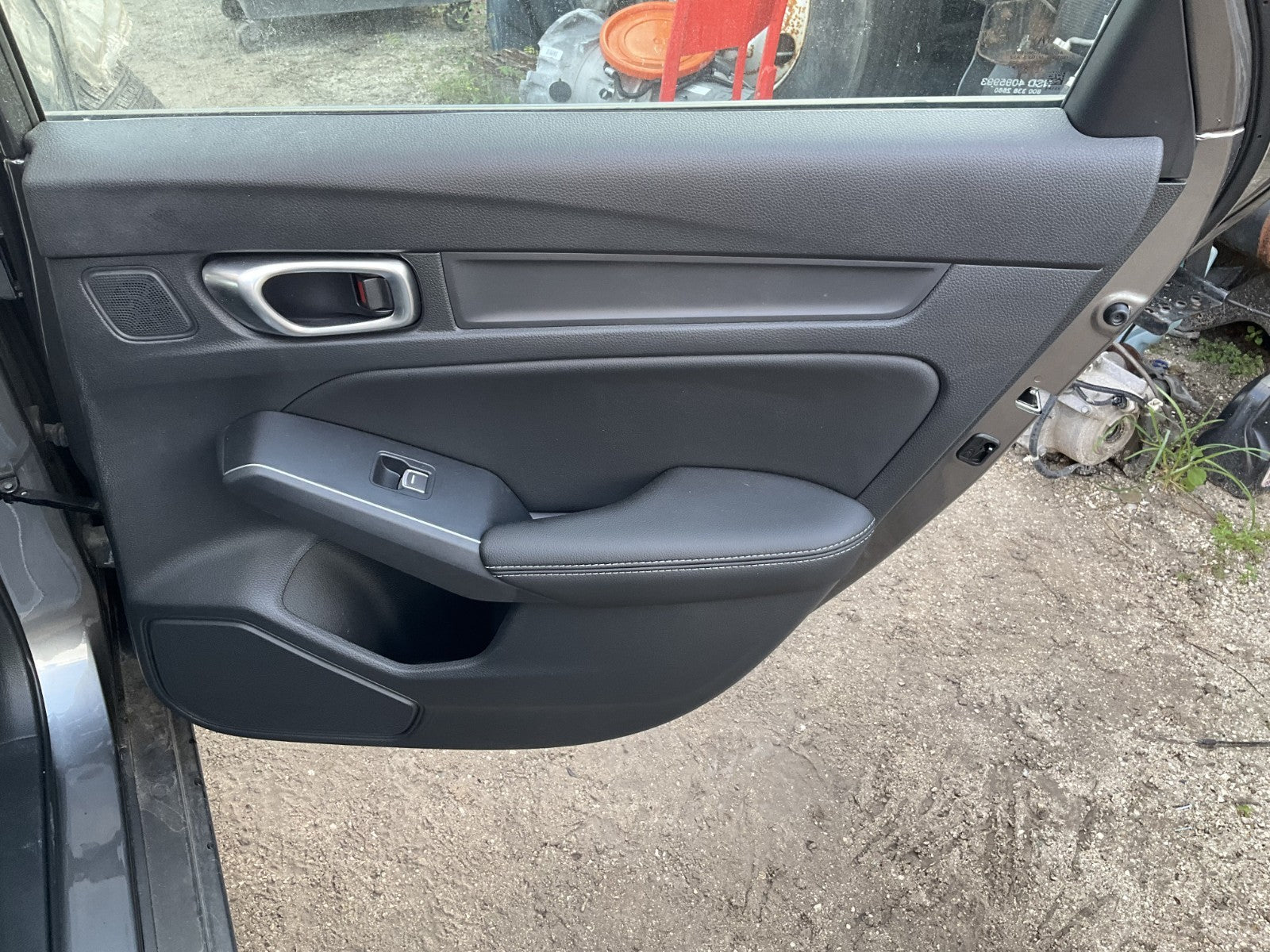 2023-2024 Acura Integra Front Left Driver Seat Black Leather Suede W/O Srs