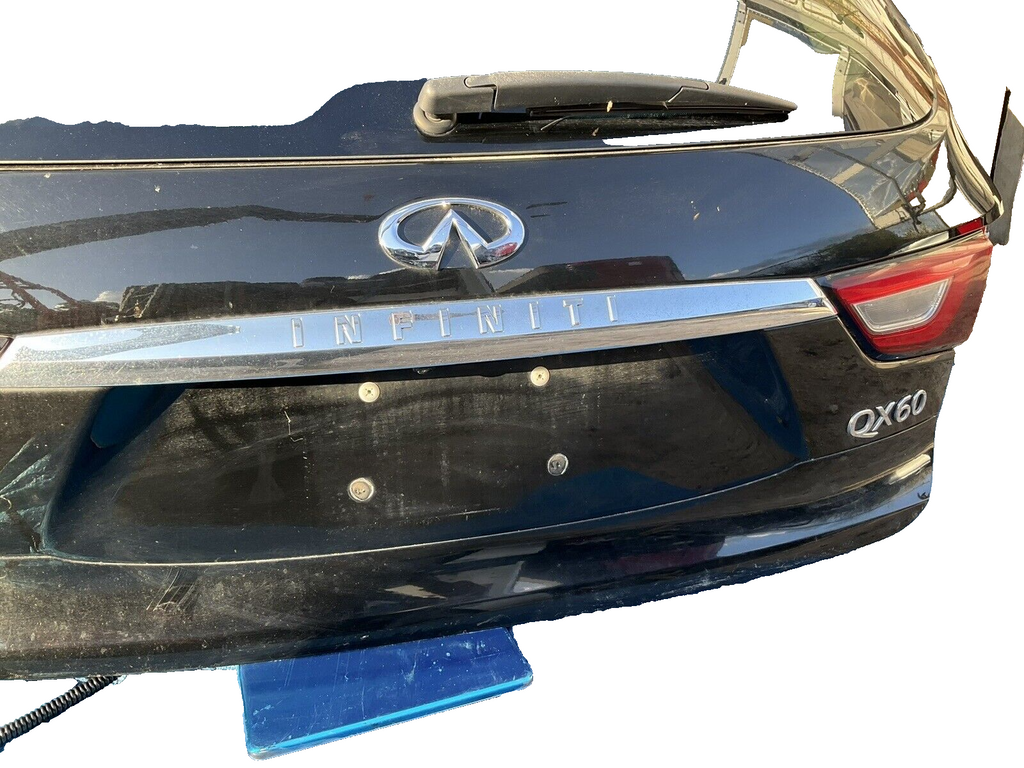 17-20 Iinfiniti qx60 trunk lid tailgate hatch assembly black 903129cn0a