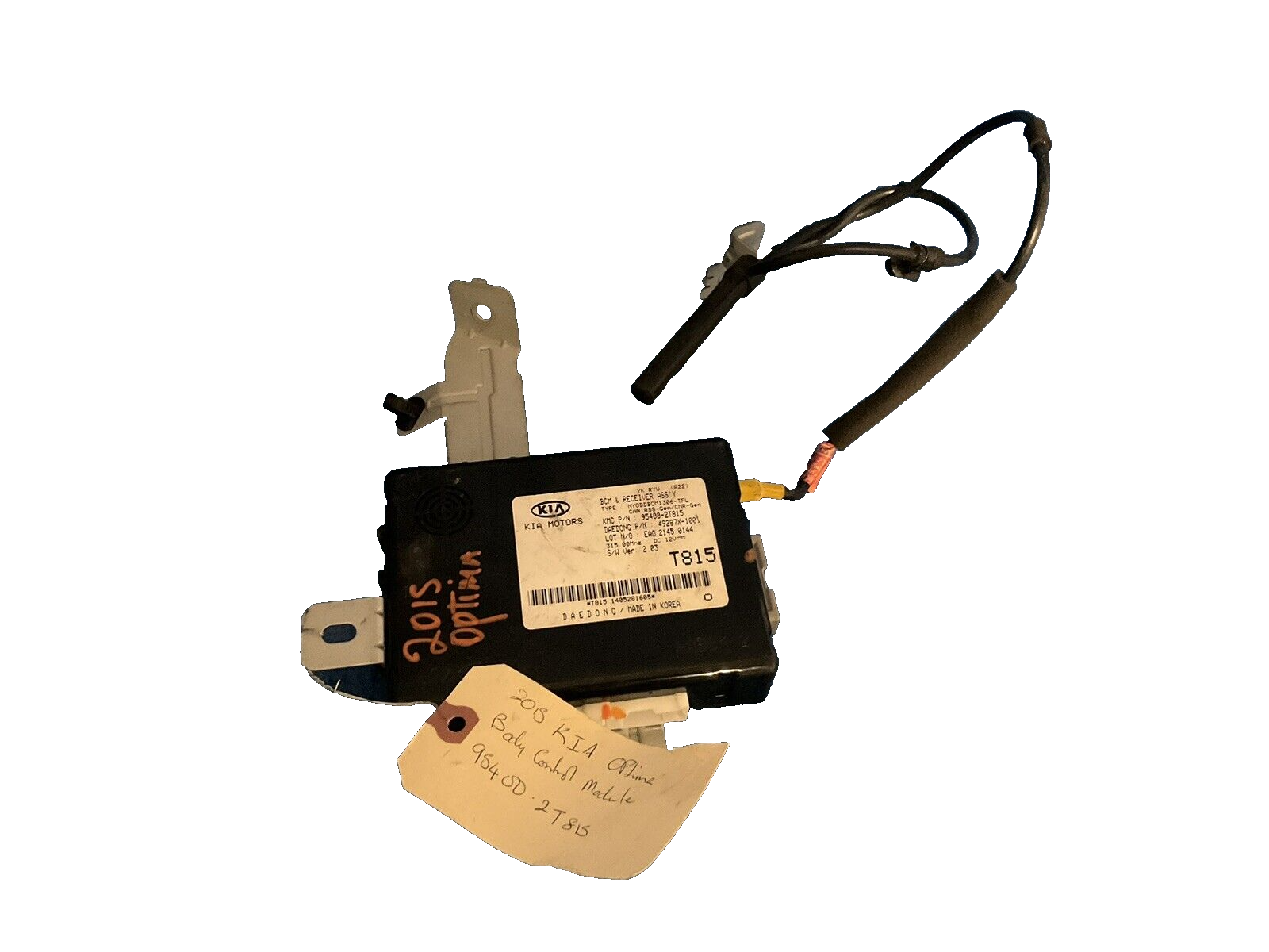 2014 2015 Kia optima body control module bcu bcm 95400-2T815 oem