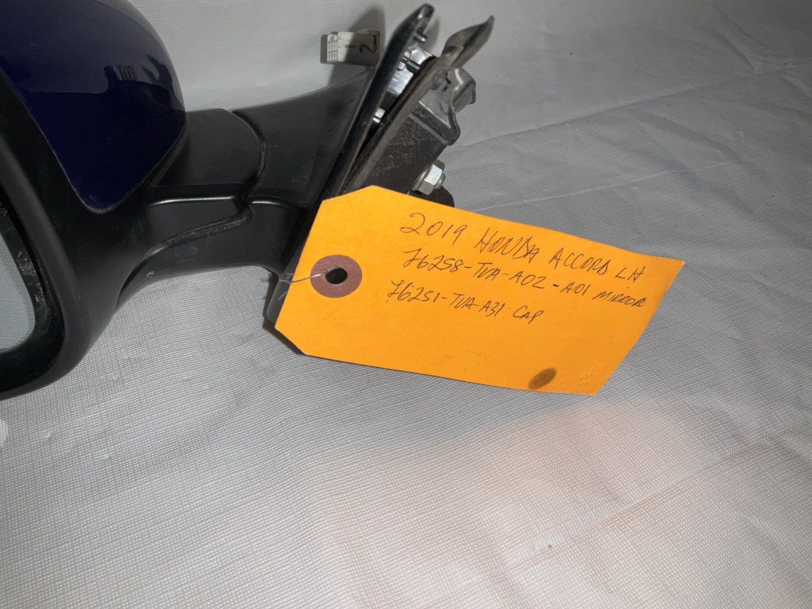 2018-2022 Honda Accord Blue Driver LH Power Side Door Mirror OEM 76258-TVA-A02