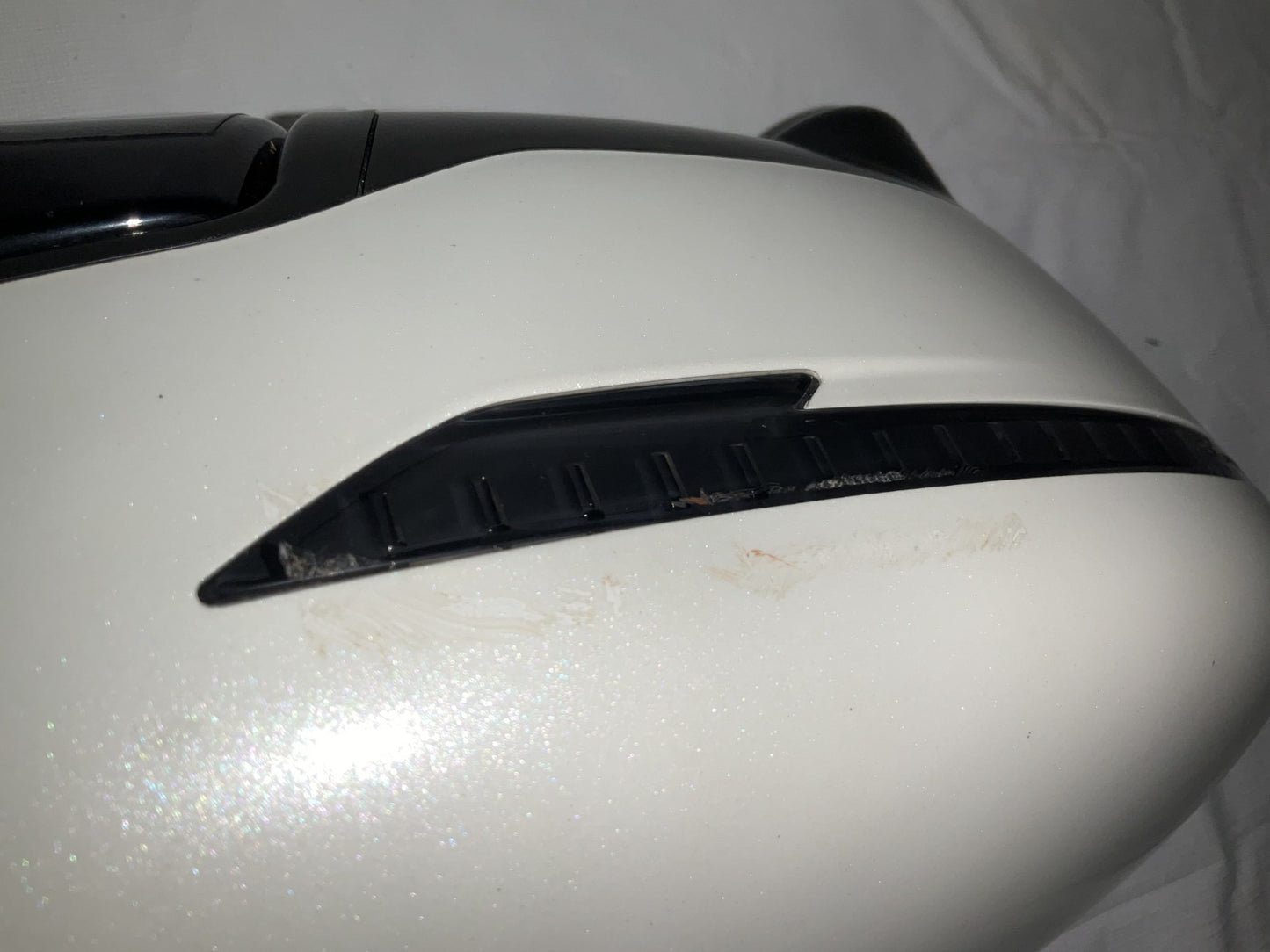 2017-2024 Nissan Murano Right Passenger Side Door Mirror White 96301-5AA4C