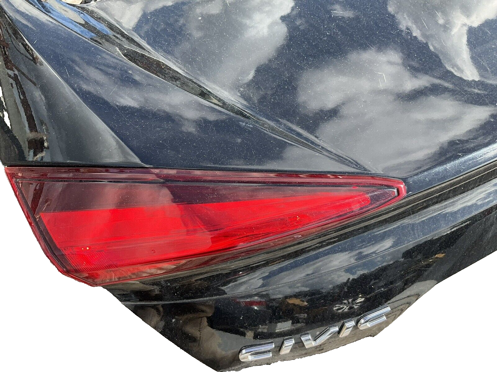 2020 Honda civic sedan 16-20 ex trunk deck lid black 68500tbaa00 oem