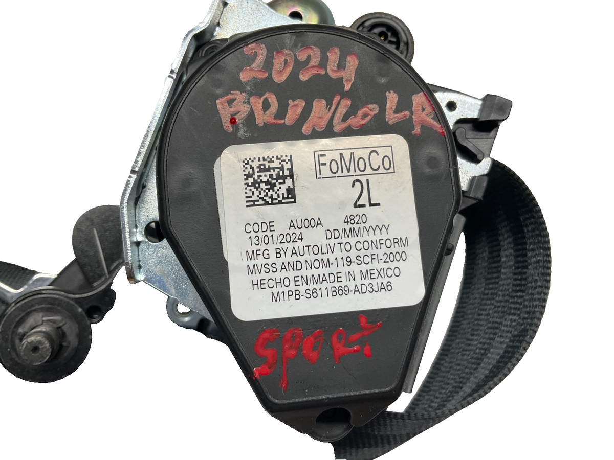 2021 2025 Ford Bronco Sport 2ND Second Row Rear Left Seat Belt M1PB-S611B69-AD