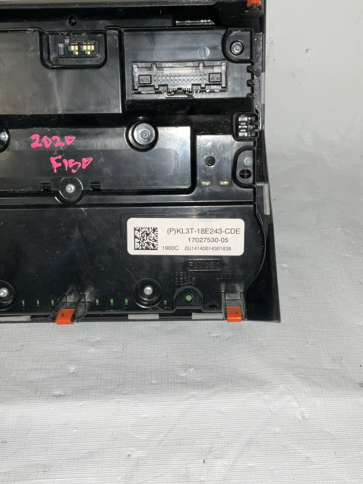 2019-2020 Ford F-150 Climate Control Panel KL3T-18E243-CDE