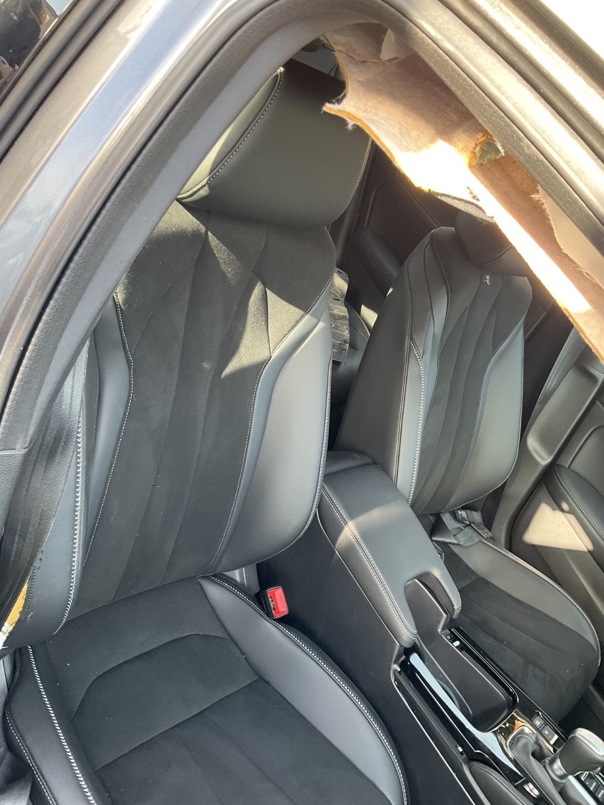 2023-2024 Acura Integra Front Left Driver Seat Black Leather Suede W/O Srs
