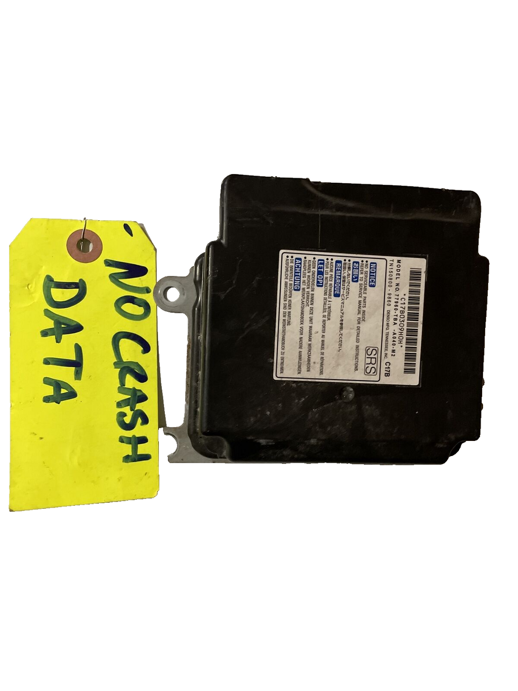 Honda CIVIC 77960-TBA-A04 SRS Unit Assembly no crash data 2019 2020