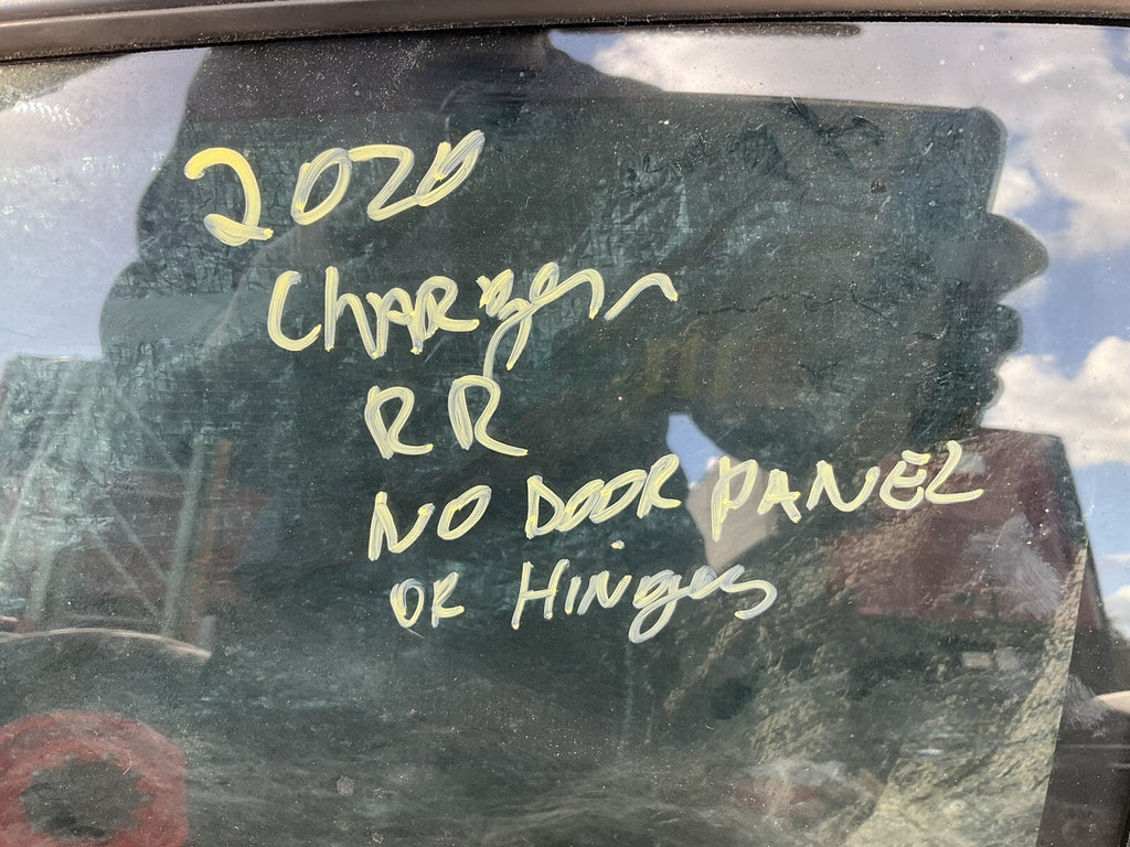 2011 2022 Dode charger rear right side door assembly oem gray