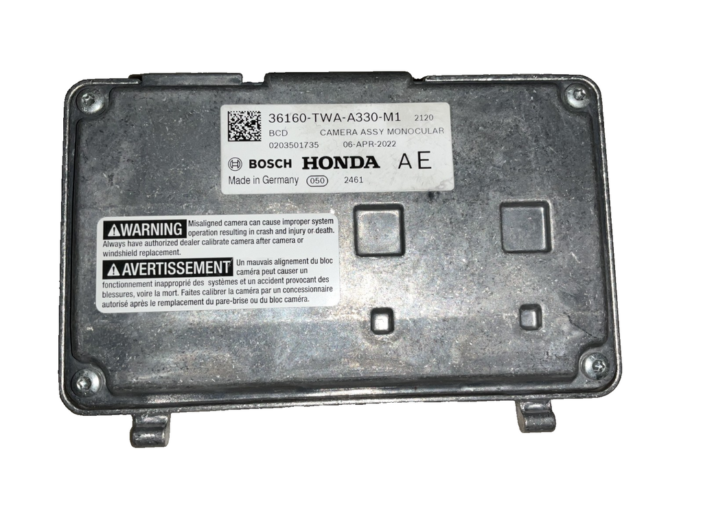 2022 Honda Accord Hybrid Front Windshield Monocular Camera 36160-Twa-A33 Oem
