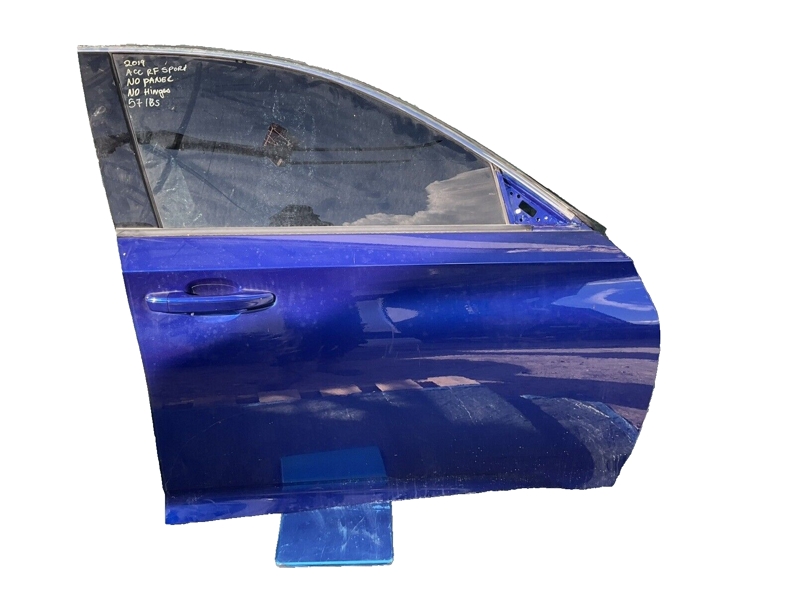 18-22 Honda accord front right passenget door assembly blue oem