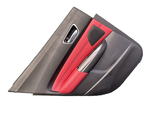 2018 2020 Acura tlx rear left door panel with controls oem red