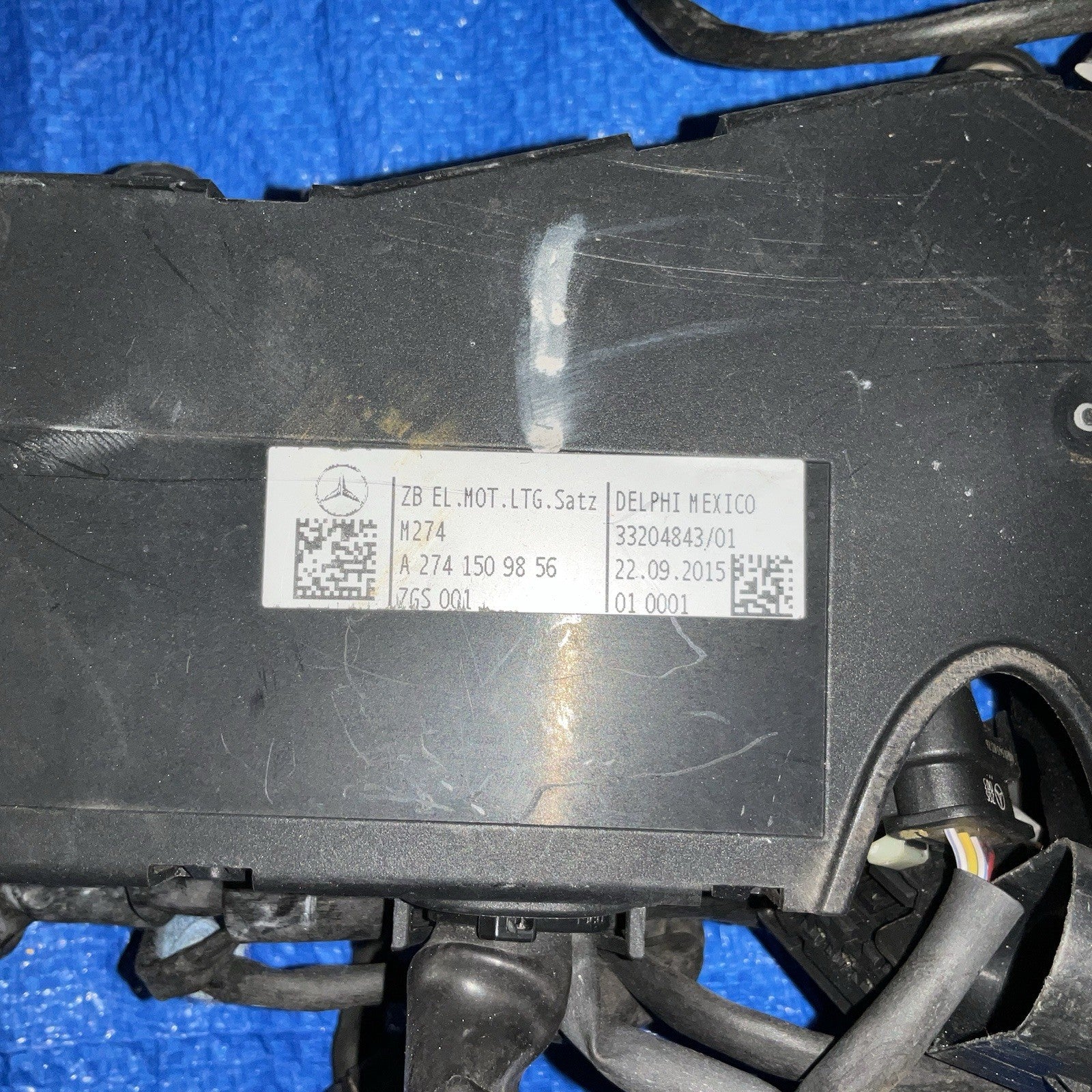 2015-2017 MERCEDES BENZ C300 W205 2.0L RWD ENGINE MOTOR WIRE HARNESS ⭐️⭐️