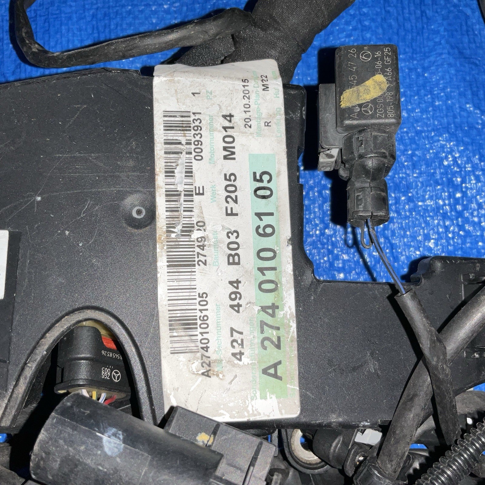 2015-2017 MERCEDES BENZ C300 W205 2.0L RWD ENGINE MOTOR WIRE HARNESS ⭐️⭐️