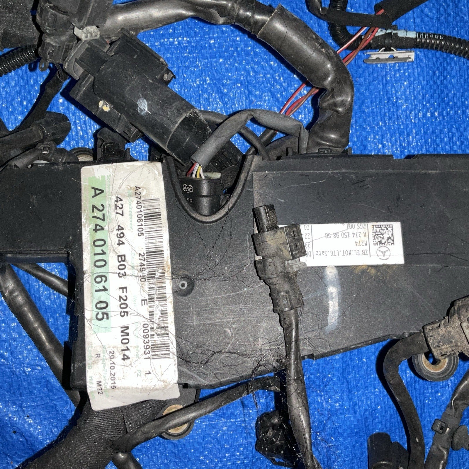 2015-2017 MERCEDES BENZ C300 W205 2.0L RWD ENGINE MOTOR WIRE HARNESS ⭐️⭐️