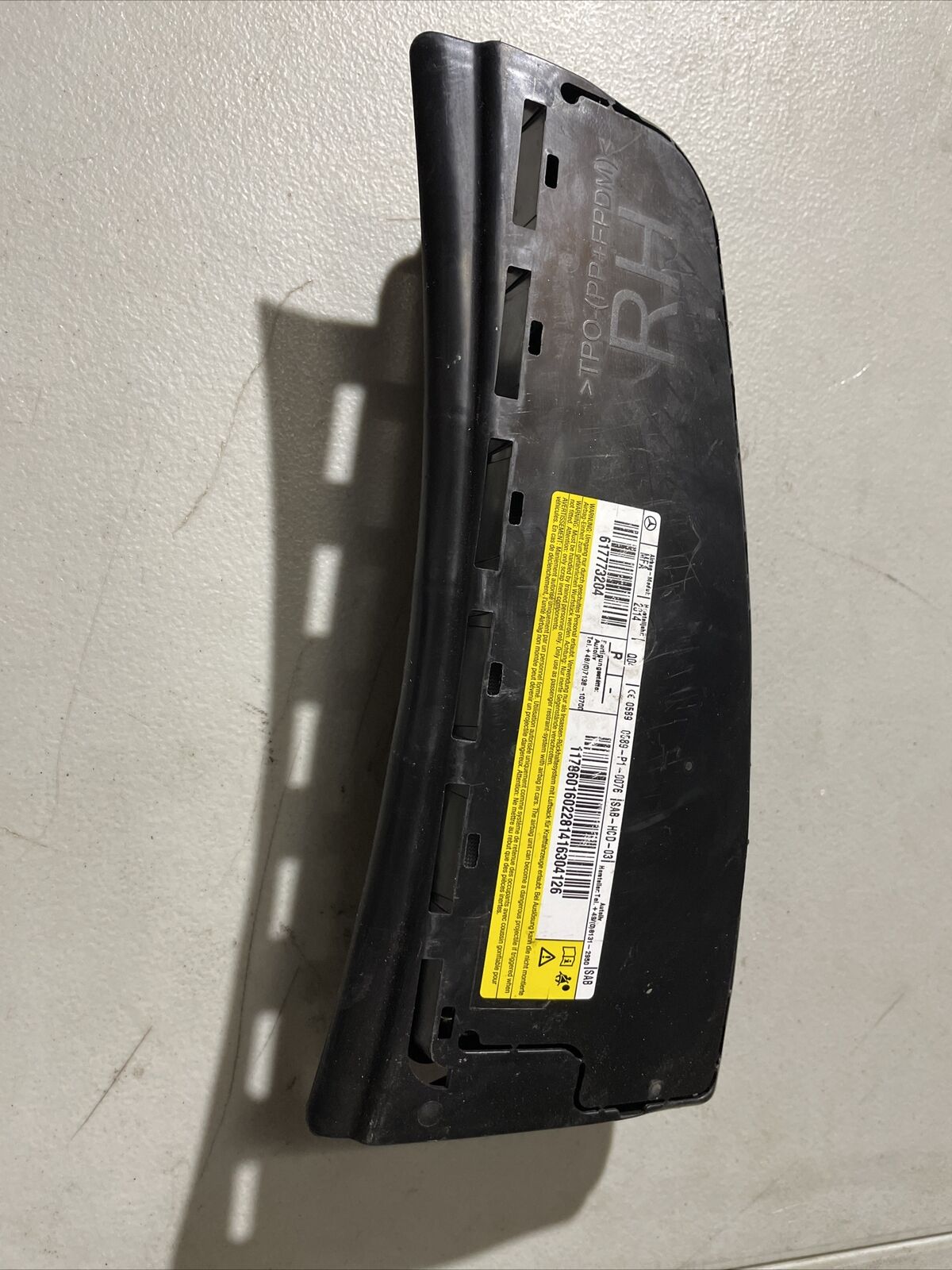 Mercedes Benz CLA250 Seat Airbag Front Passenger RH A1178601602